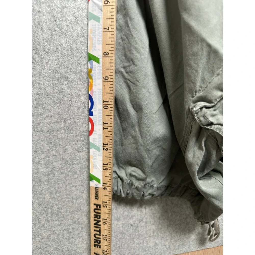Vintage No Boundaries Juniors 11 Overalls Jumpsuit Olive Green One Piece 90s Y2K - Picture 14 of 15